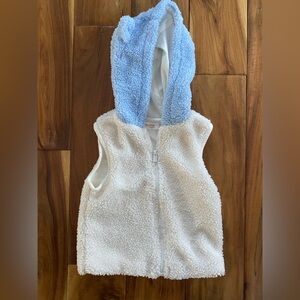 Mayoral Baby Toddler Teddy Bear Sherpa Hooded Vest Size 86 CM 18 M